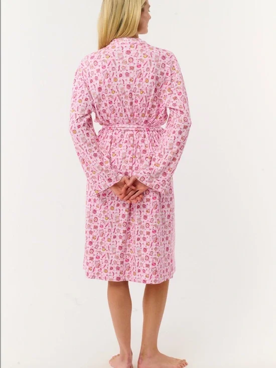 Roller Rabbit Brunch Club Trixie Robe - Picture 3 of 4